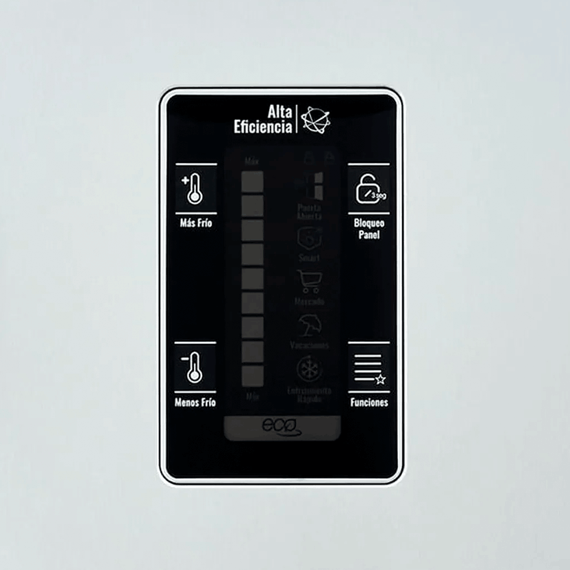 Nevera Haceb No Frost 448 Litros Inverter Manija Externa Inox