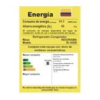 Nevera Indurama No Frost 354L Frente en Acero