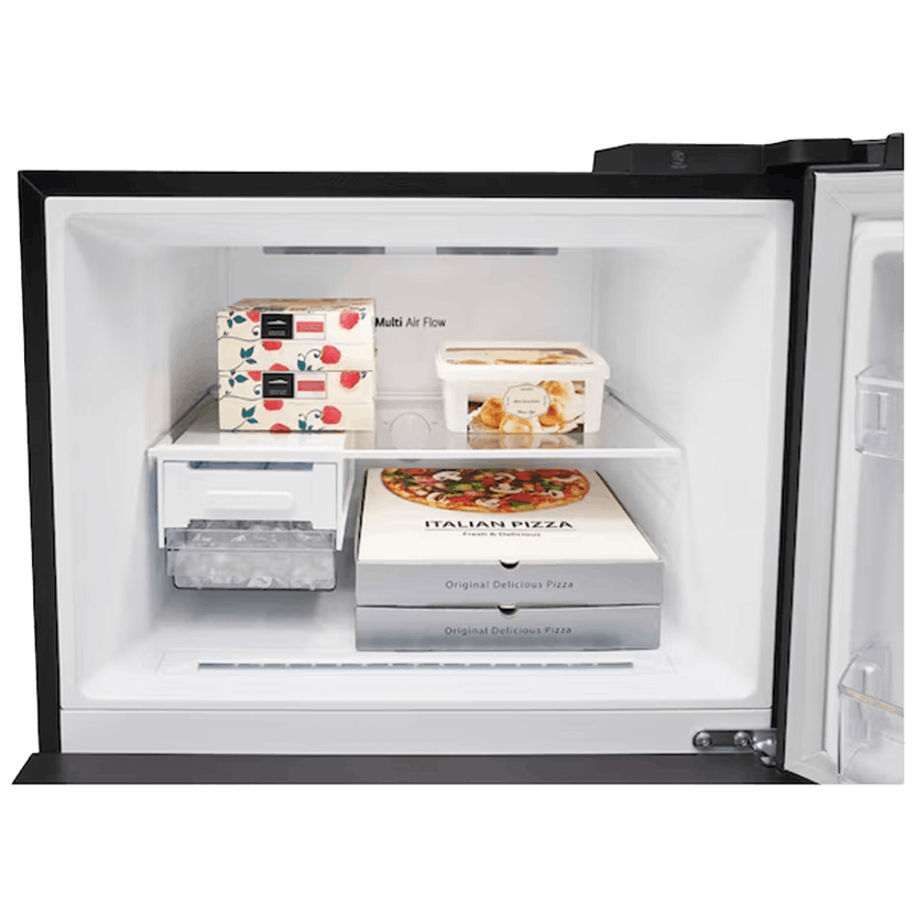 Nevera LG No Frost Congelador Superior 459 Litros Door Cooling Gris