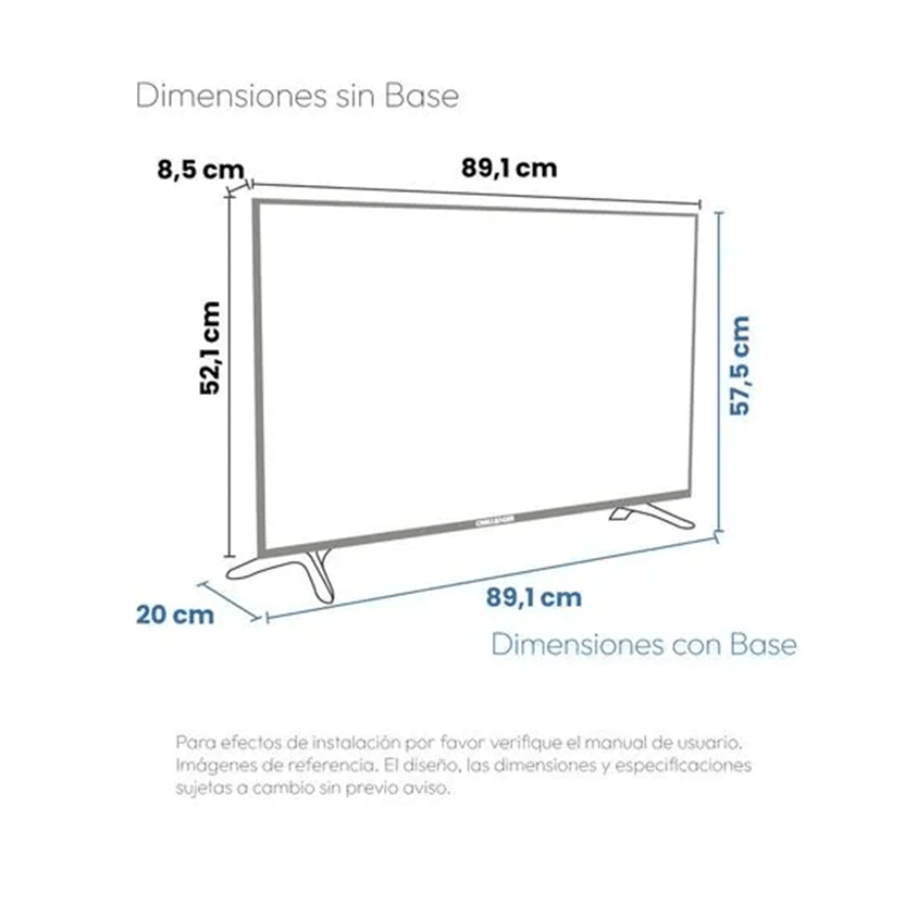 Televisor Challenger 40" Full HD Google TV