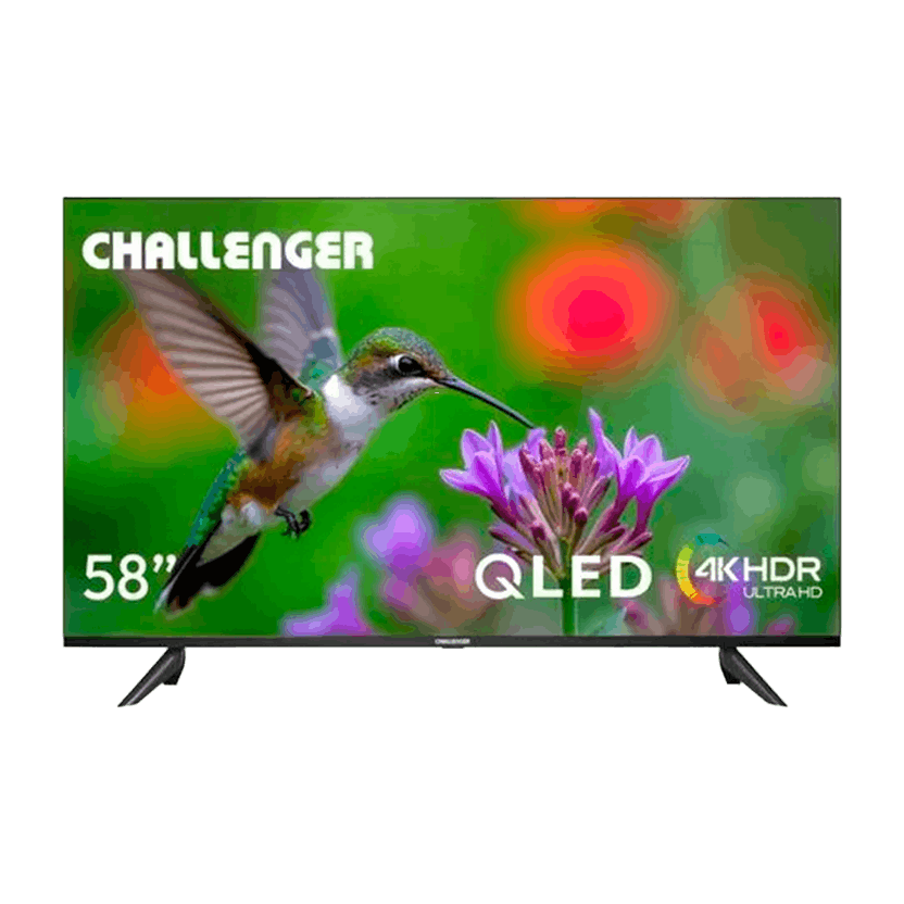TV CHALLENGER QLED 58" Google TV- Control por voz