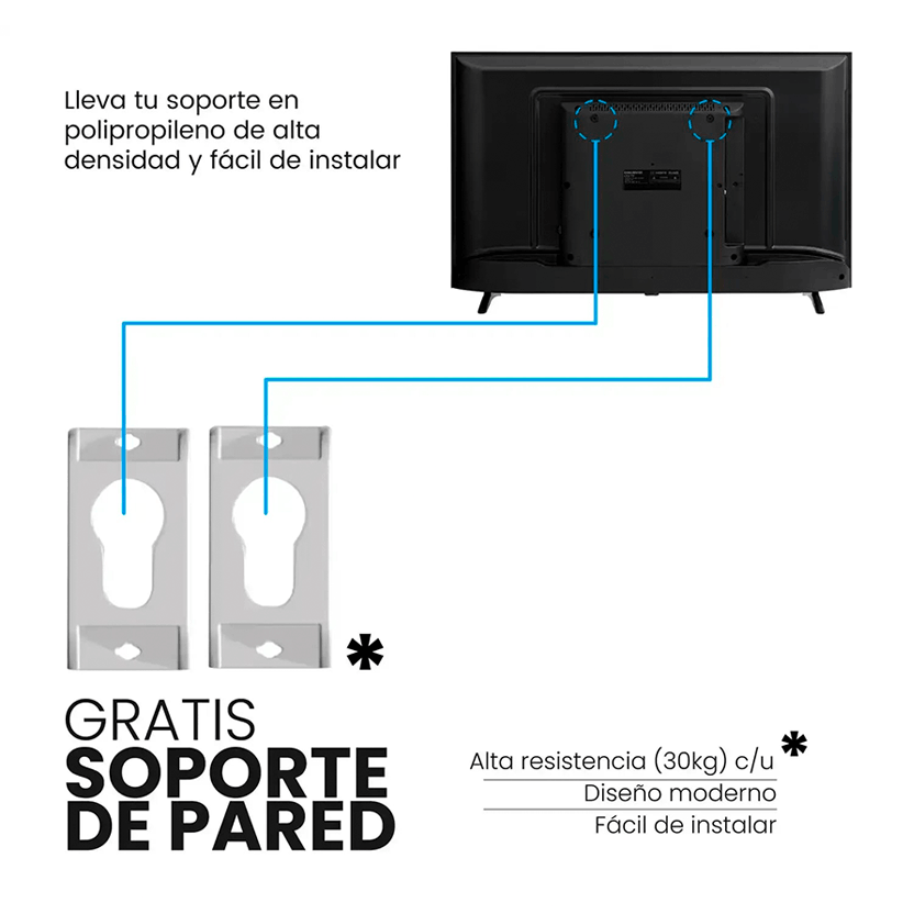 Televisor Challenger 32" HD Google TV - Control por voz