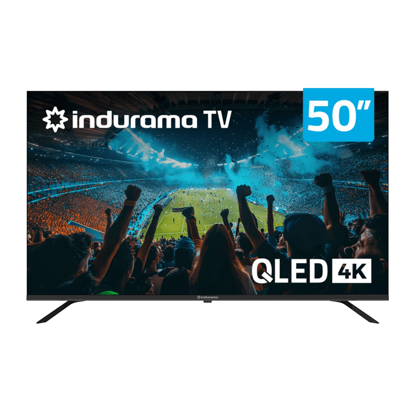 Televisor Smart Tv QLED 4K UHD Android Tv 50" Pulgadas Indurama