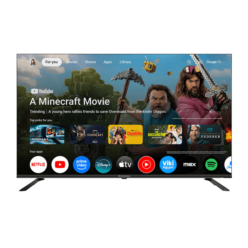 Televisor 58" pulgadas 4K UHD Google TVQLED