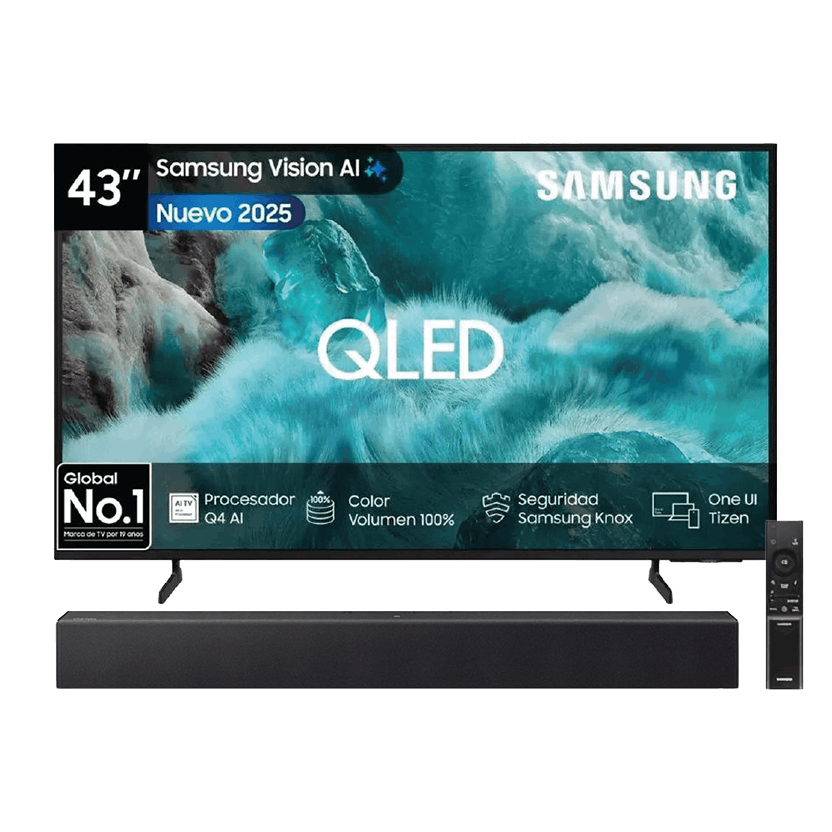 COMBO SAMSUNG TV 43' + BARRA DE SONIDO HW-B400FZL