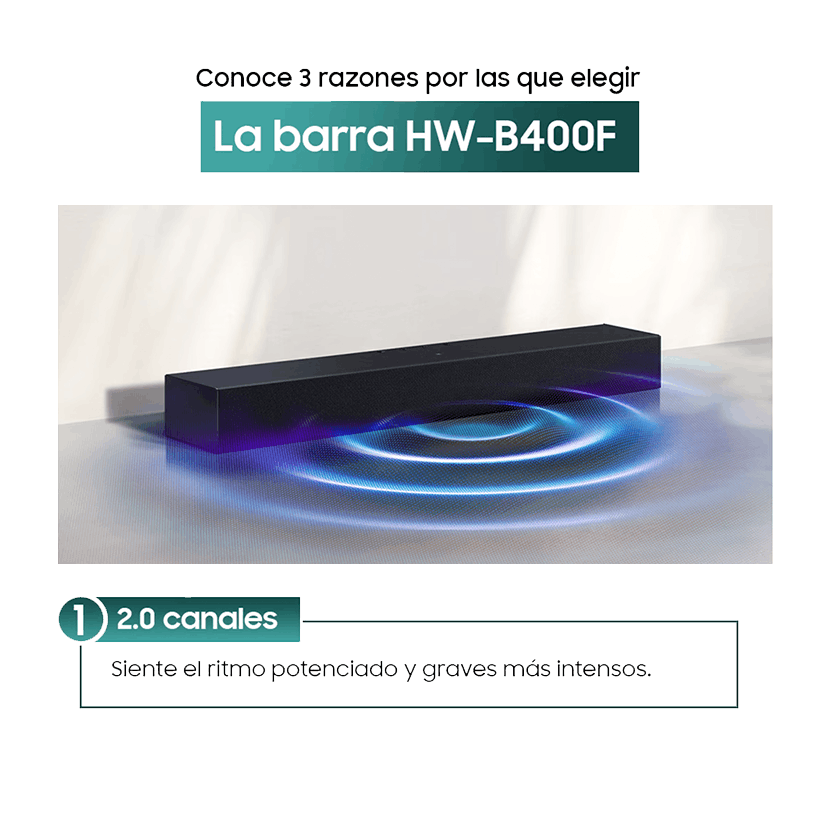 TV Samsung 50" U8000 UHD 4K + Barra de SonidoB400F