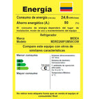 Refrigerador 1 Puerta 187L Lake Silver - MDRD268FGM50COW