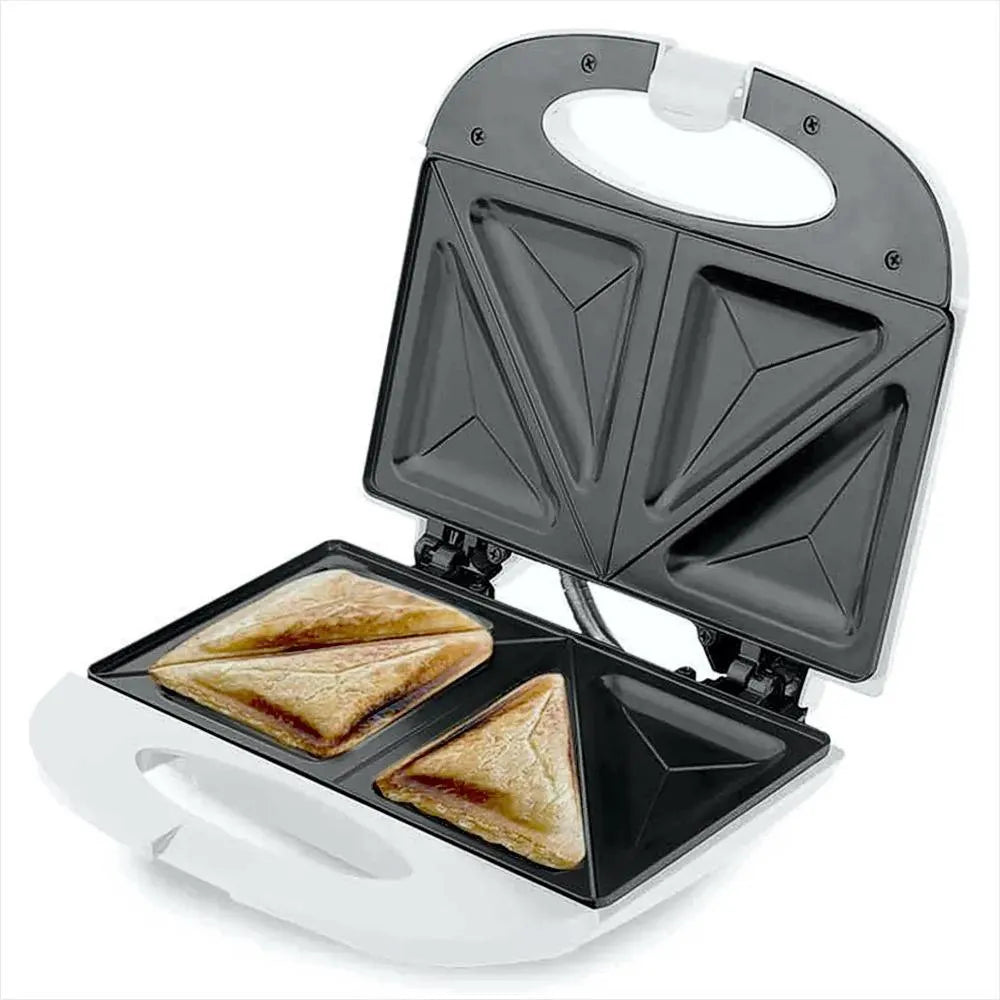 Sanduchera Eléctrica 2 Puestos Antiadherente Kalley / K-SM101 Blanco