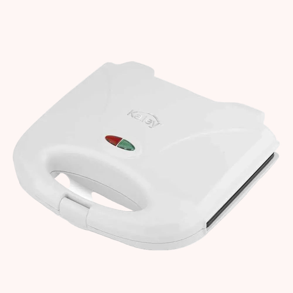 Sanduchera Eléctrica 2 Puestos Antiadherente Kalley / K-SM101 Blanco