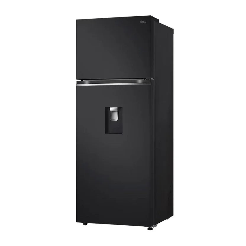 Nevera LG Congelador Superior 459L Negro Mate DoorCooling - VT45KPMC.AEPCCLM