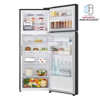 Nevera LG Congelador Superior 459L Negro Mate DoorCooling - VT45KPMC.AEPCCLM
