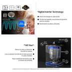 Lavadora Samsung Carga Superior 13 Kg Con Ecobubble - WA70F13E4CCO