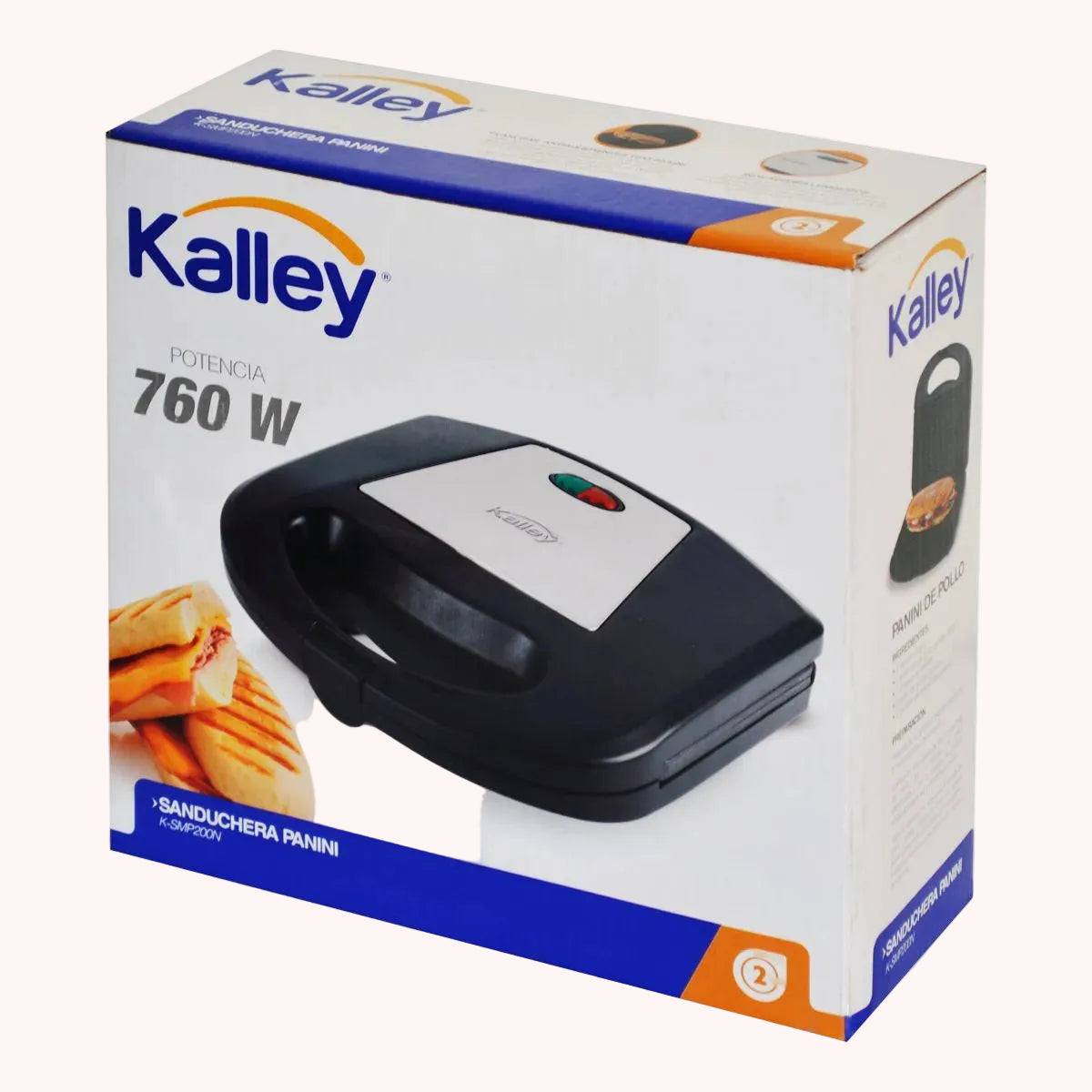 Sanduchera KALLEY Panini Negro - K-SMP200N